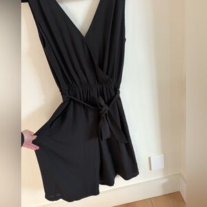 Babaton Black Midi Jumpsuit